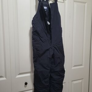 Lands' End Black Squall Snow Bib Overalls